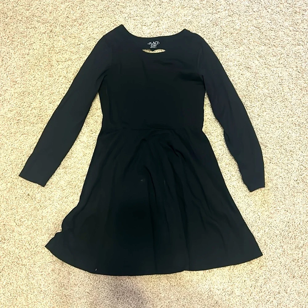Children’s Place Girls Large (10/12) Black Dress